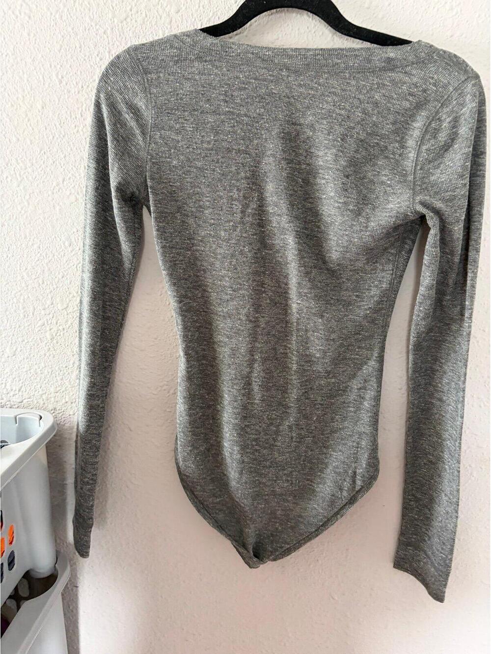 Intimately Free People Henley grey bodysuit size XS - Picture 4 of 4